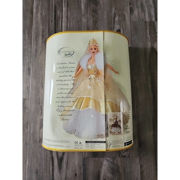 Celebration Barbie Special Edition 2000 New Years Holiday Doll 28269 - Picture 2 of 2